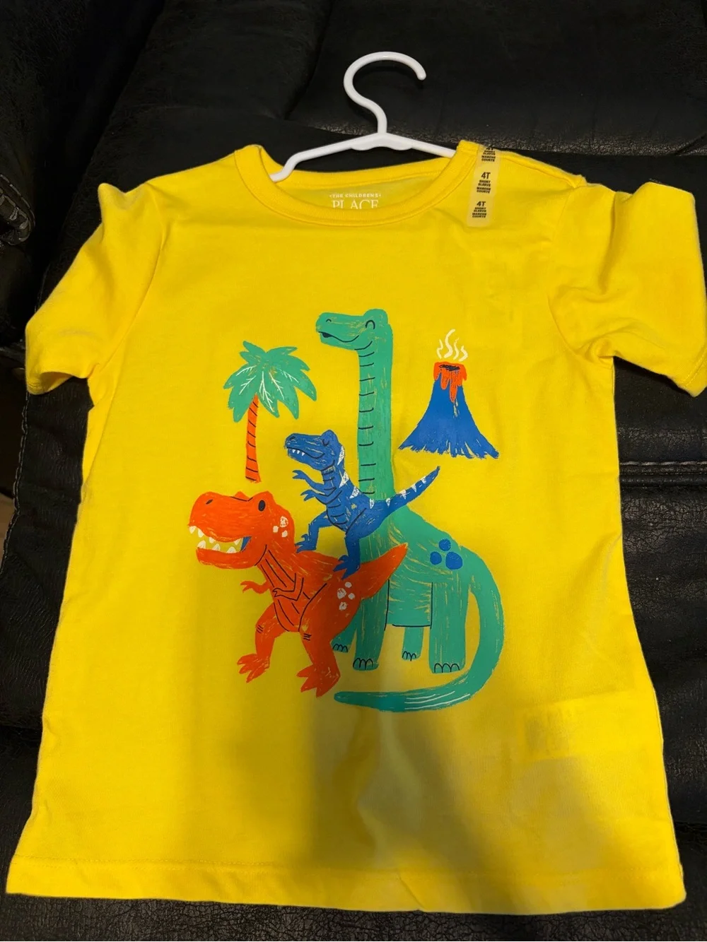 The Children's Place Yellow Crewneck Tee